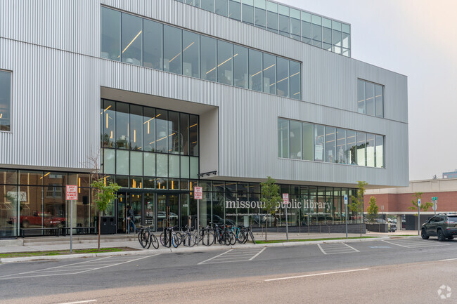 In downtown Missoula locals can unitize the local public library.