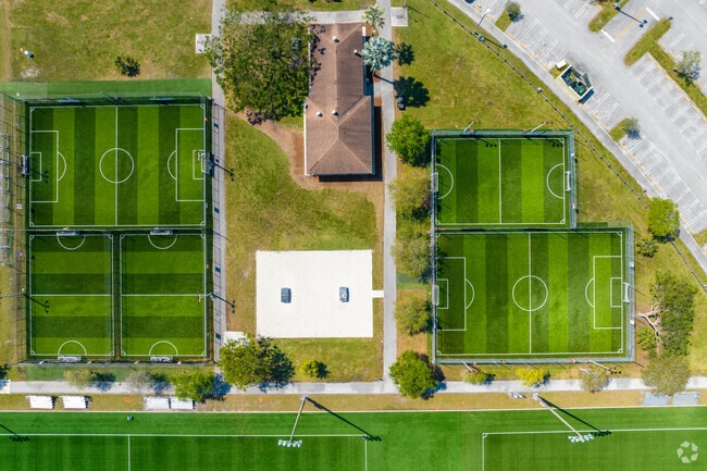 Kendall Soccer Park near Kendale Lakes is perfect for improving soccer skills.