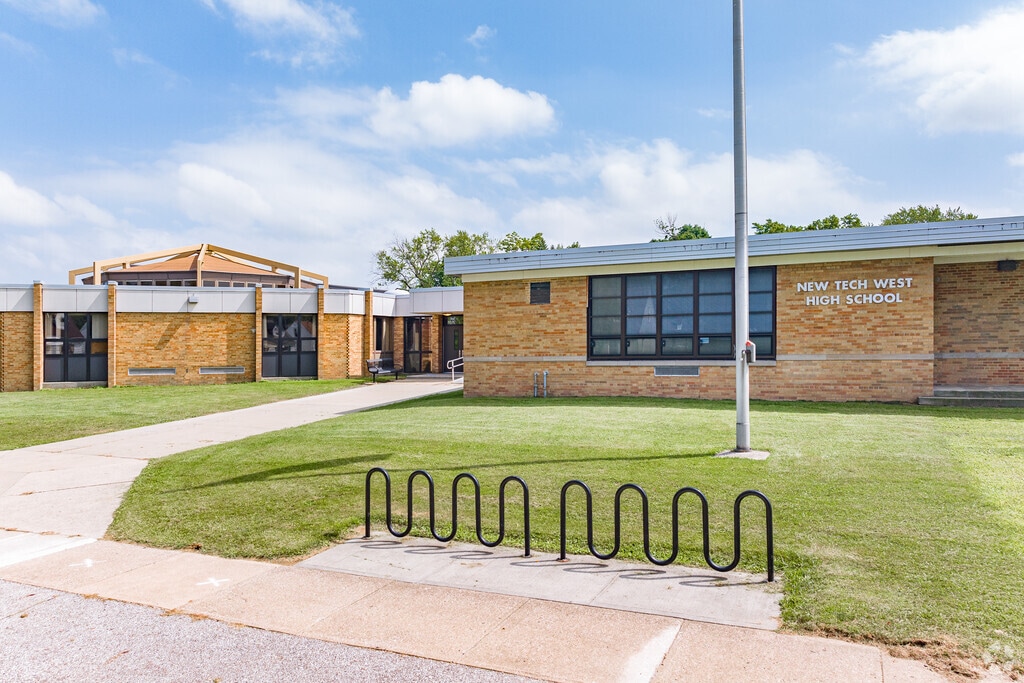 New Tech West High School enrolls students from Cudell and nearby Cleveland neighborhoods.