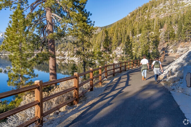 Arrowcreek is approximately 20 minutes from the shoreline of Lake Tahoe.