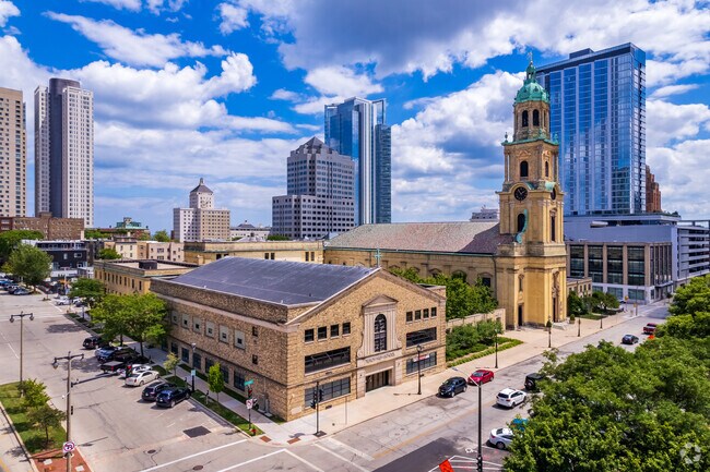 Tenor High School is in the heart of Milwaukee and close by the Historic Third Ward.