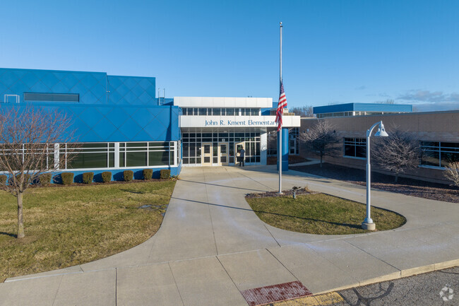 John R. Kment Elementary School entryway.