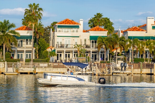 On Davis Islands you can enjoy a day of boating on the water.