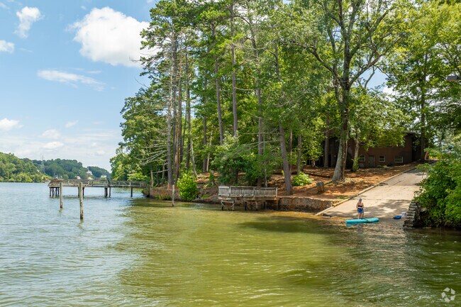 There are many access points for Lake Hickory in the area including Geitner-Rotary Park.