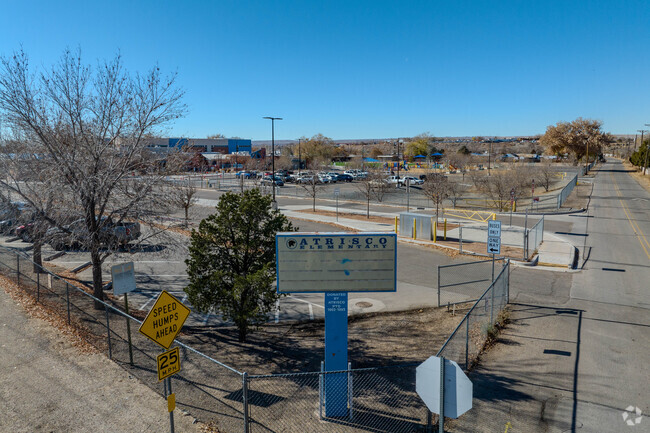 Front signage at Atrisco Elementary School.