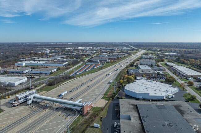Interstate 90 boarders the northern edge of Century Oaks.