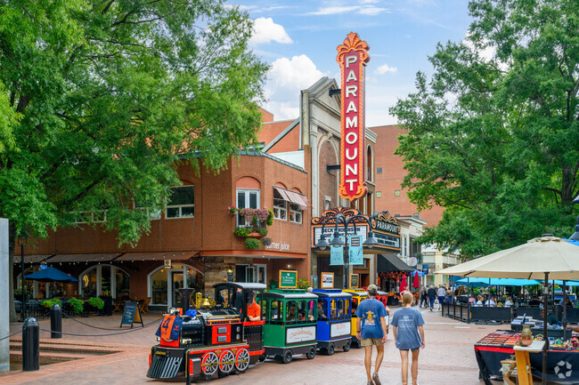There is always a lot happening in downtown Charlottesville near Woolen Mills.