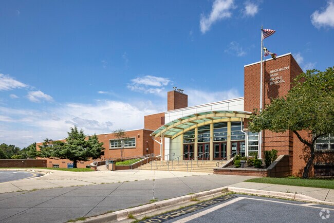 Brooklyn Park Middle School building in Brooklyn Park.