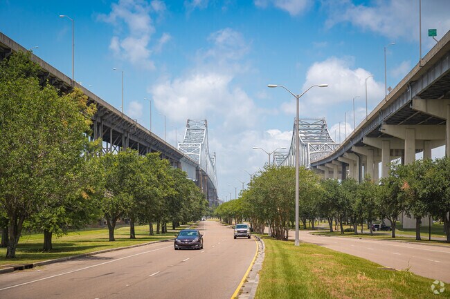 Whitney commuters have a short ride downtown after hopping onto the highway over the river.