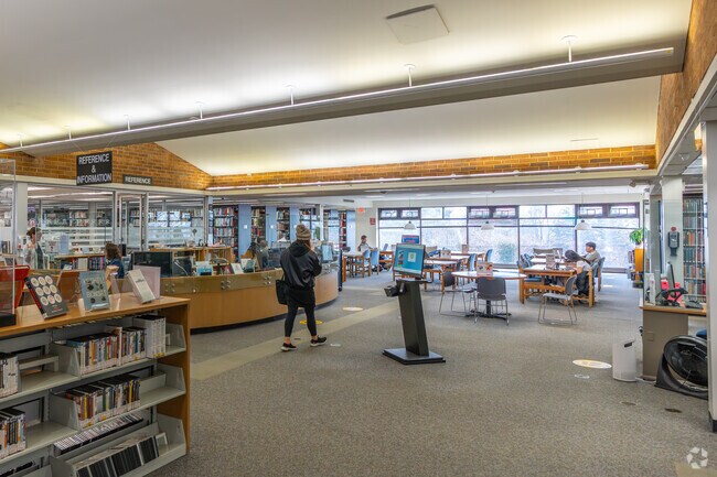 Get lost in a book at Jericho Public Library.