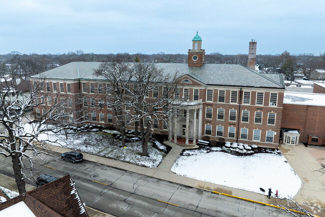 L J Hauser Jr High School has 580 students in grades 6 through 8.