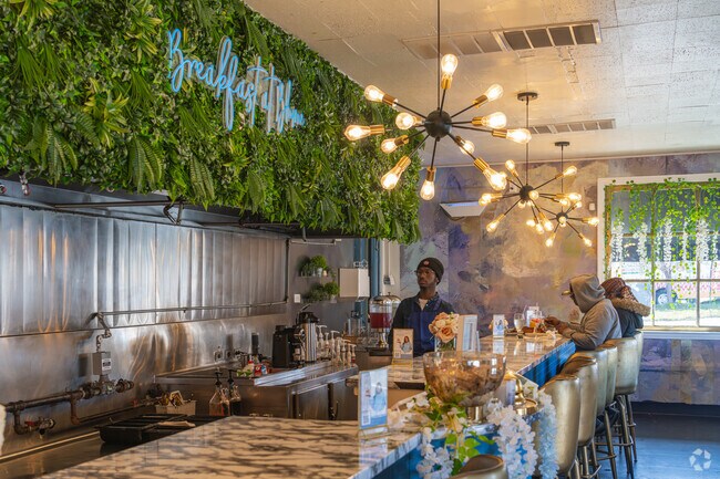 Breakfast at Blume is an award winning diner with unique dishes just north of Vandever Ave.