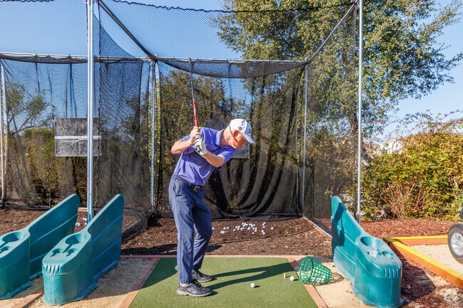 Perfect your swing at Dublin Ranch Golf Course with stunning views all around.