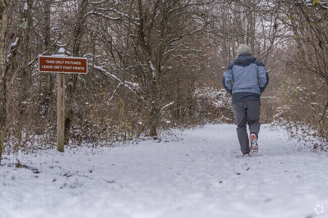 Meridian Baseline Park is a 15 minute drive from town and offers a long trail loop.