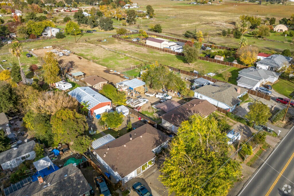 Parts of rural Elverta are homes with larger lots.
