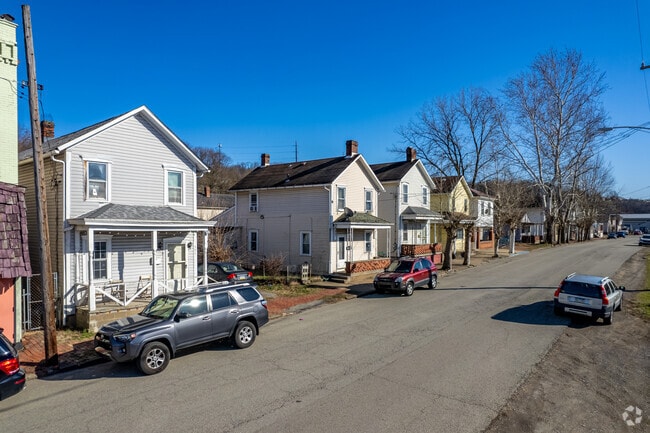 Verona has many homes with large covered front porches.