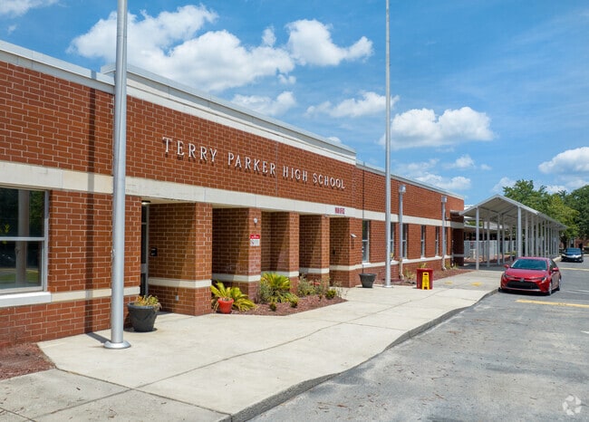 Terry Parker High School serves high school students in the Alderman Park neighborhood