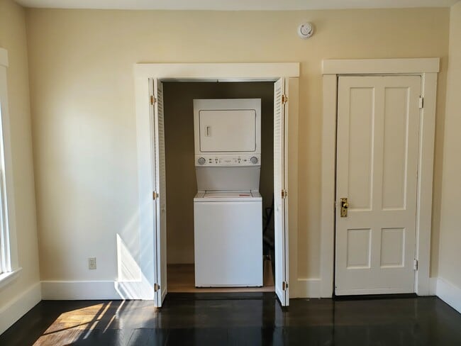 Laundry center in apartment