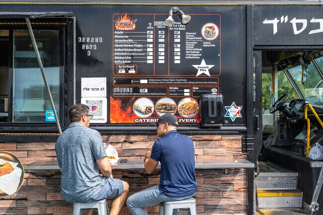 Grab a bite to eat at Mangal Grill Express near Dorchester.