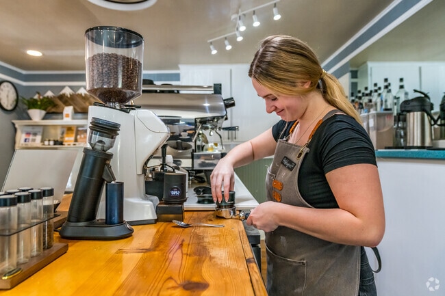 Start your day with a cup of coffee from Roadside Coffeehouse in Pine Grove.