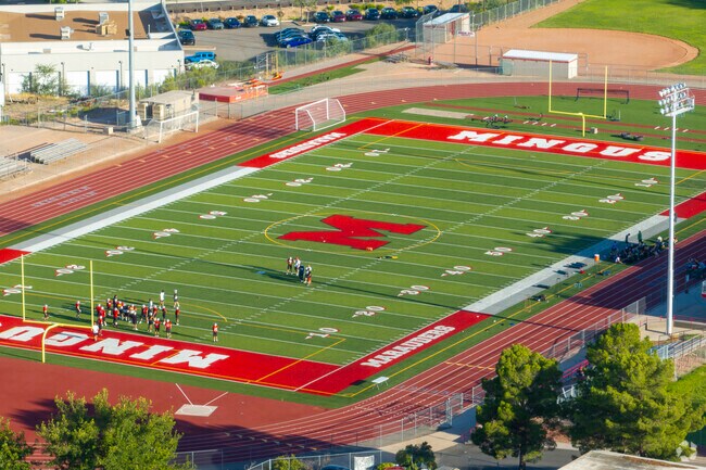 Football is popular at Cottonwood’s Mingus Union High School.