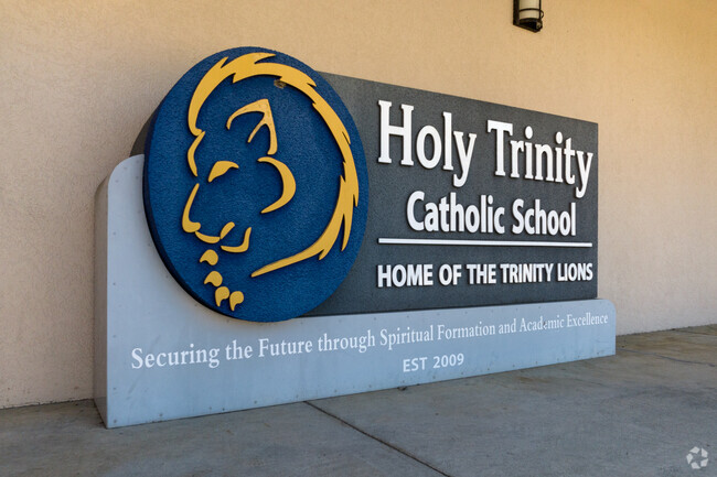 Holy Trinity Catholic School has a lion as it's mascot.
