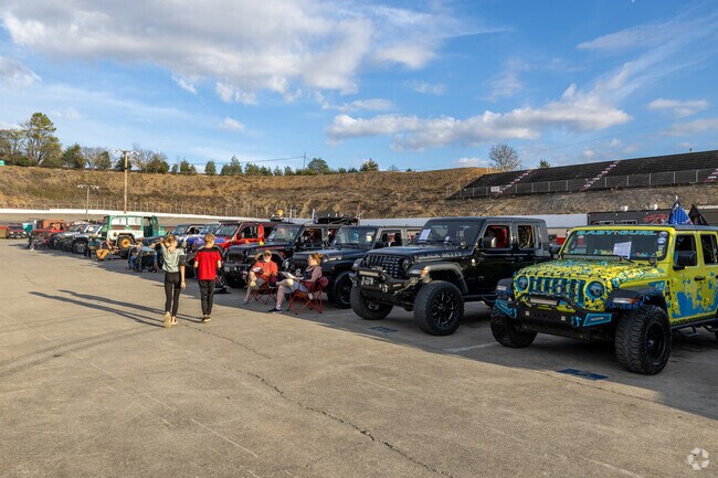 Bloomington locals enjoy the many different styles of Jeeps at the Appalachian Jeep Meet.