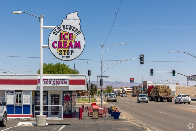 Old Benson Ice Cream Shop brings back a sense of nostalgia and sits on the main road in Benson.
