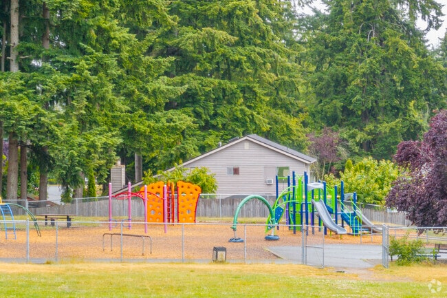 Views of the outdoor play area at Cottonwood Elementary School.