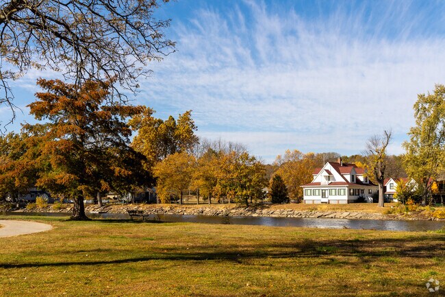 City Park, just across the river, is a peaceful retreat for Peninsula Area locals.