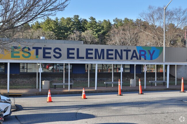Estes Elementary is the first stop on the Biltmore Park students path.