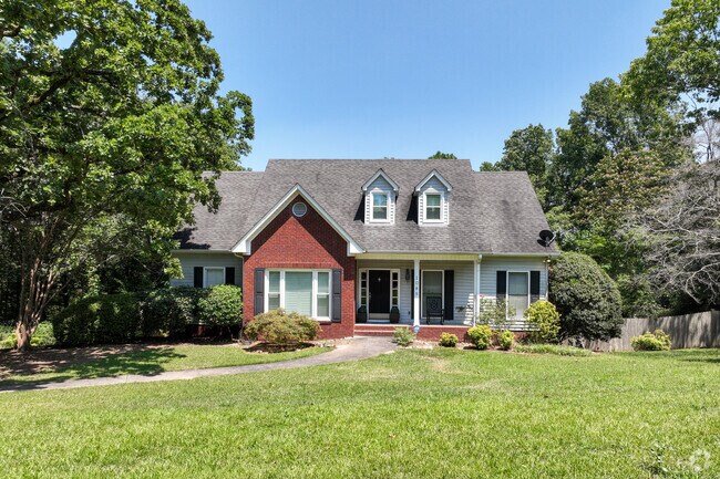 Homes in the Leeds neighborhood sit back from the road and give you lots of space to play.