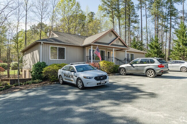 The Lake Monticello police stand guard prepared to protect the community.