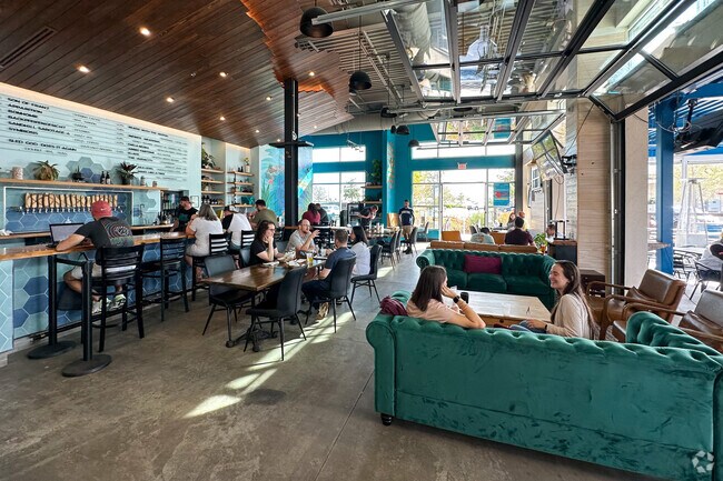 Home State Brewing Company, located in Hamlin Town Center, is a local favorite.