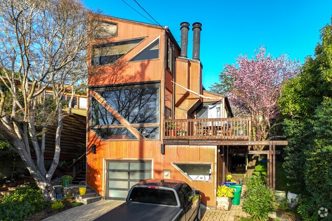 you can find some midcentury modern housing in Point Richmond.