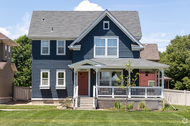 The curb appeal of this Belle Creek craftsman style home is off the charts.