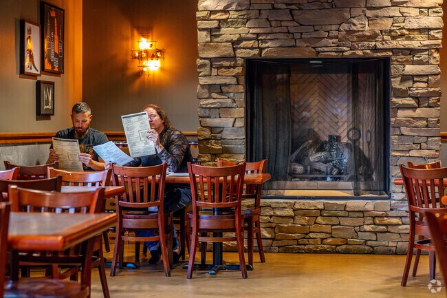 Dine inside one of 2 areas in East Hanover at Snitz Creek Brewery.