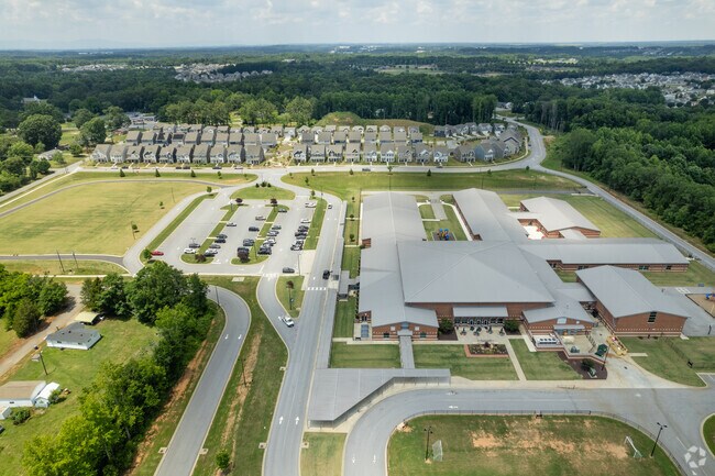 Reidville Elementary is located right next to a major subdivision.