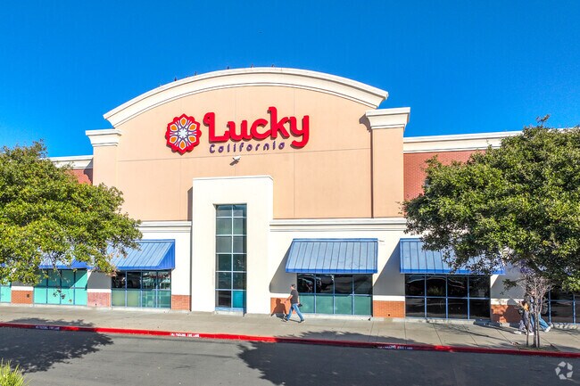 Most locals in El Cerrito shop for groceries in the Lucky store.