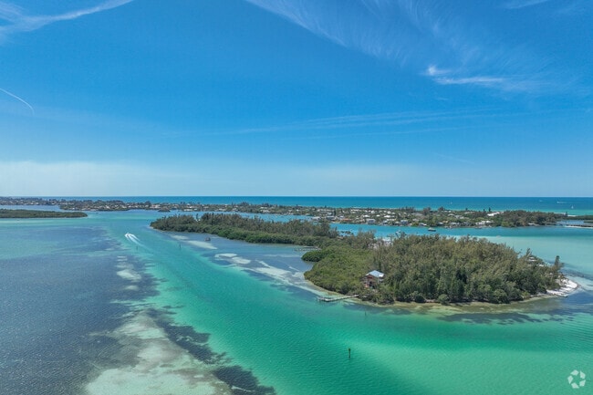 Cortez is surrounded with small islands separating it from Bradenton Beach.