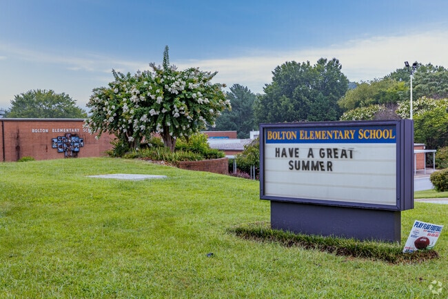 Bolton Elementary School is the local school for the Ardmore/Hawthorne community.