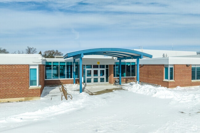Carter Middle School back entrance.