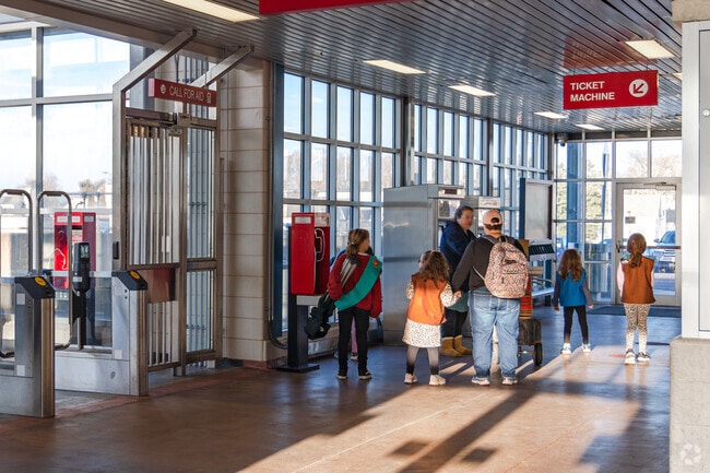 The Haddonfield Patco Station will take you to Philly, making local stops along the way.
