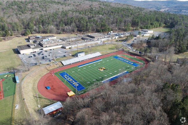 Easily situated on one large campus in Oneonta you can find both the Middle and High school in close proximity.