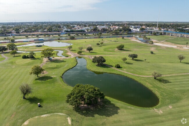Eagle Pass Golf Course is nestled by the Rio Grande. Watch out for water hazards.