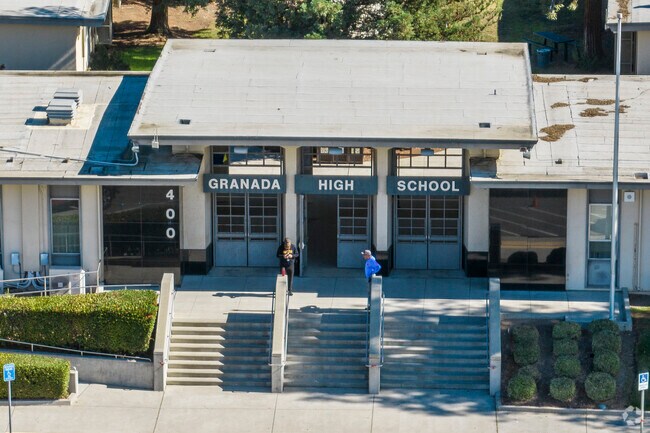 Granada High School is located next to the Three Fountains neighborhood in Livermore.