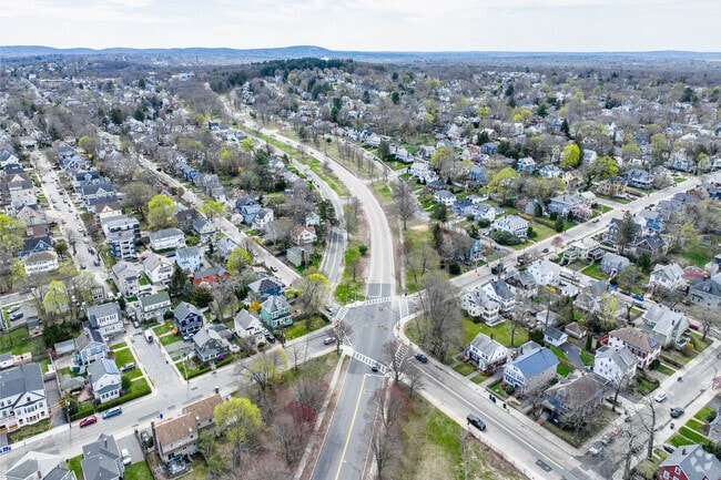 Bellevue Hill neighborhood connects West Roxbury to the neighboring suburbs around Boston.