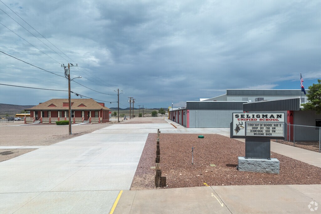 Seligman’s students attend an elementary and high school within the same building.