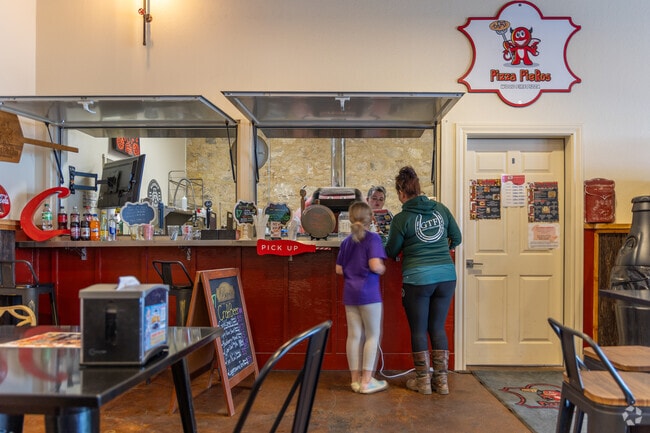 Try a delicious pizza at PieRos in downtown Belton.