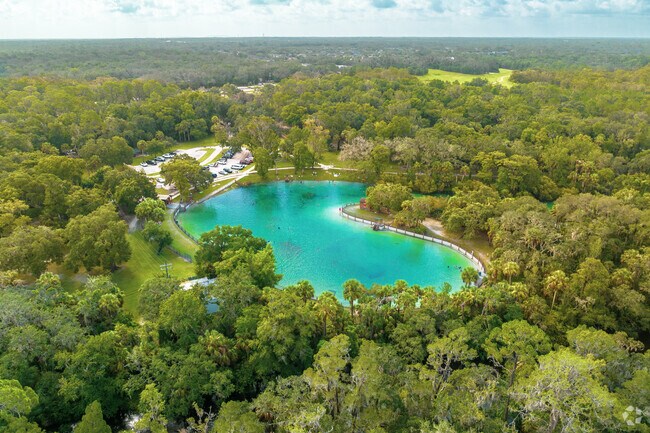 Lithia Springs Park has many fun things to offer guests including trails, camping and swimming.